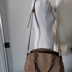 Women’s Faux Leather Top Handle Shoulder Bag/Crossbody Bag