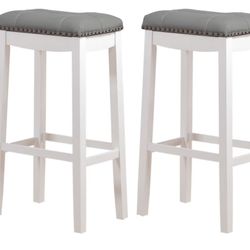 Angel Line Cambridge Padded Saddle Stool with Cushion.