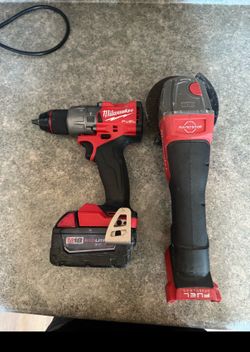 Hammer drill and Grinder