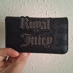 Juicy Couture Black Wallet ROYAL JUICY 