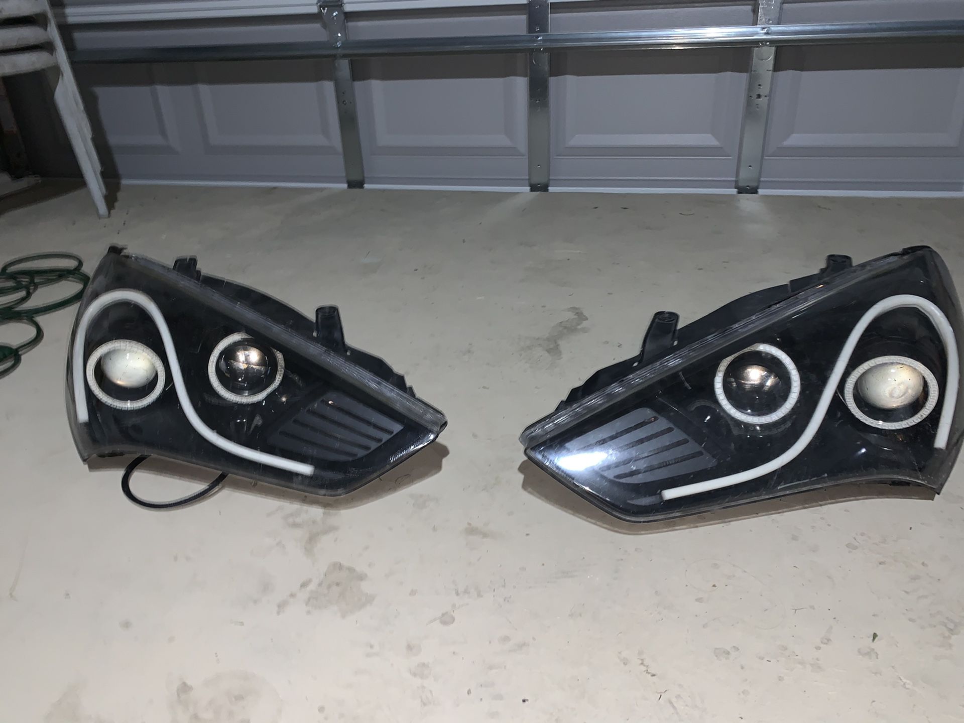 Genesis Coupe custom headlights