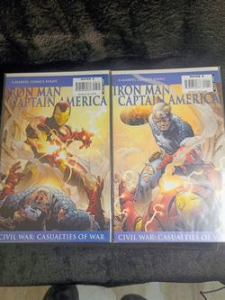 Marvel Civil War: Casualties of War Comic Set (x2)