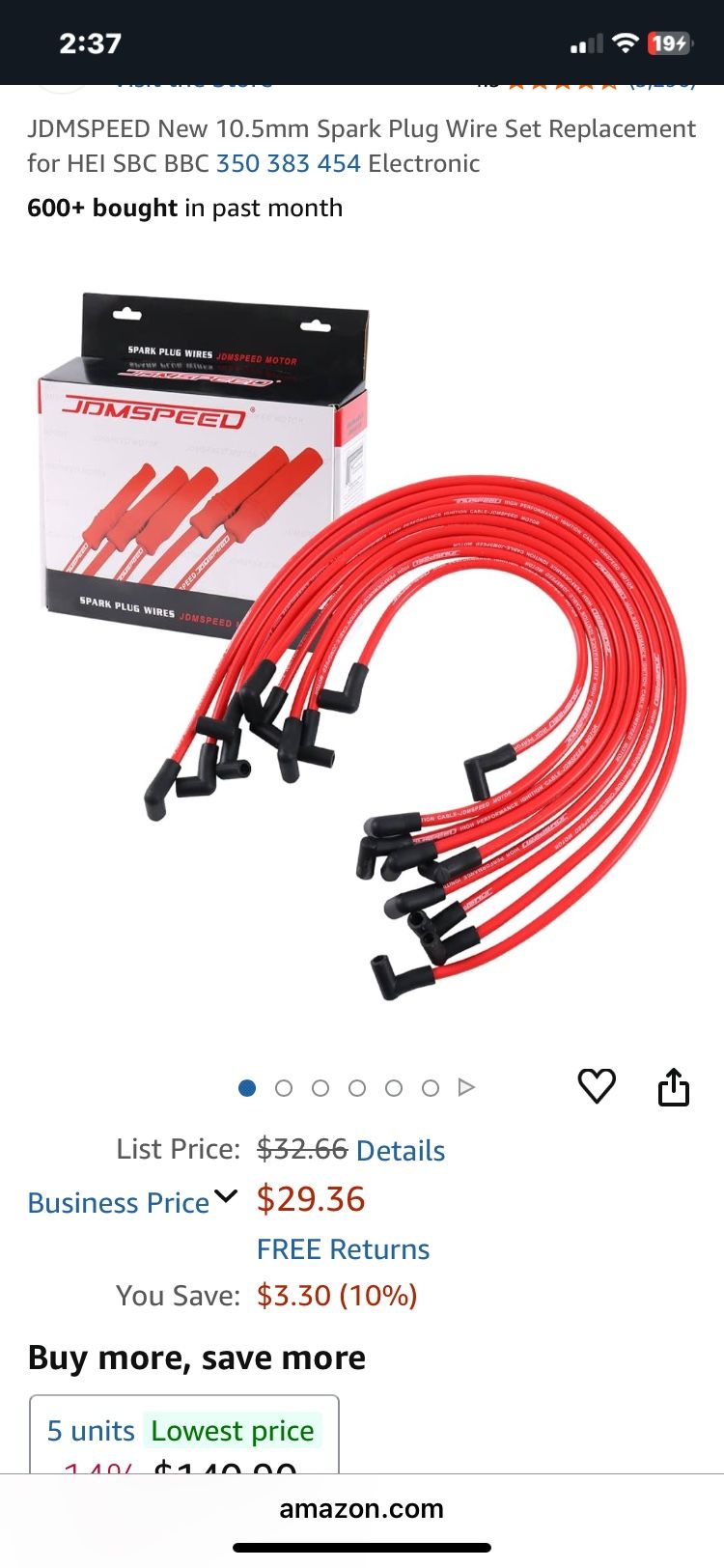 2000-2009 Chevy GMC Spark Ignition Wires
