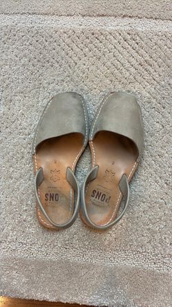 Pons all leather sandals from Spain. Size 8