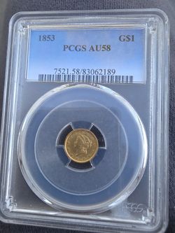 Gold $1 Princess Head 1853