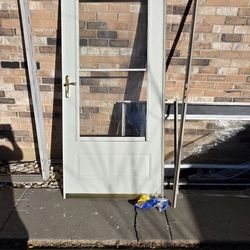 36x80 Storm Door Full Frame And Parts. Ready To Install