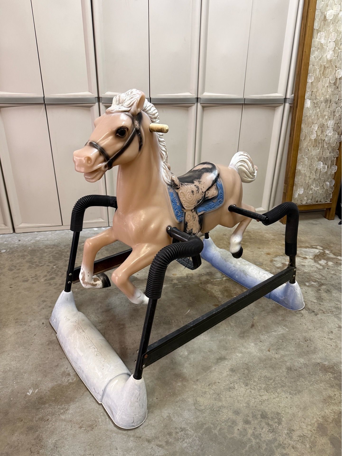 Vintage Hedstrom Bouncing Rocking Horse (1980s Retro Toy)