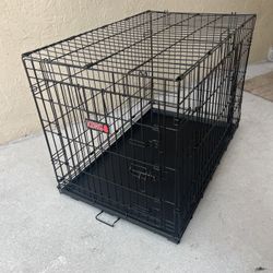 Carry Double Door Collapsible Wire Dog Crate, 36* 25* 22