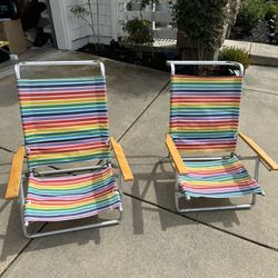Beach Chairs With Wooden Arms 