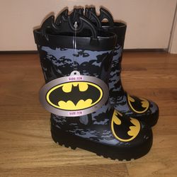 NEW Batman Rain Boots Size 7/8