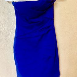 Forever 21 sleeveless cocktail dress; Royal blue