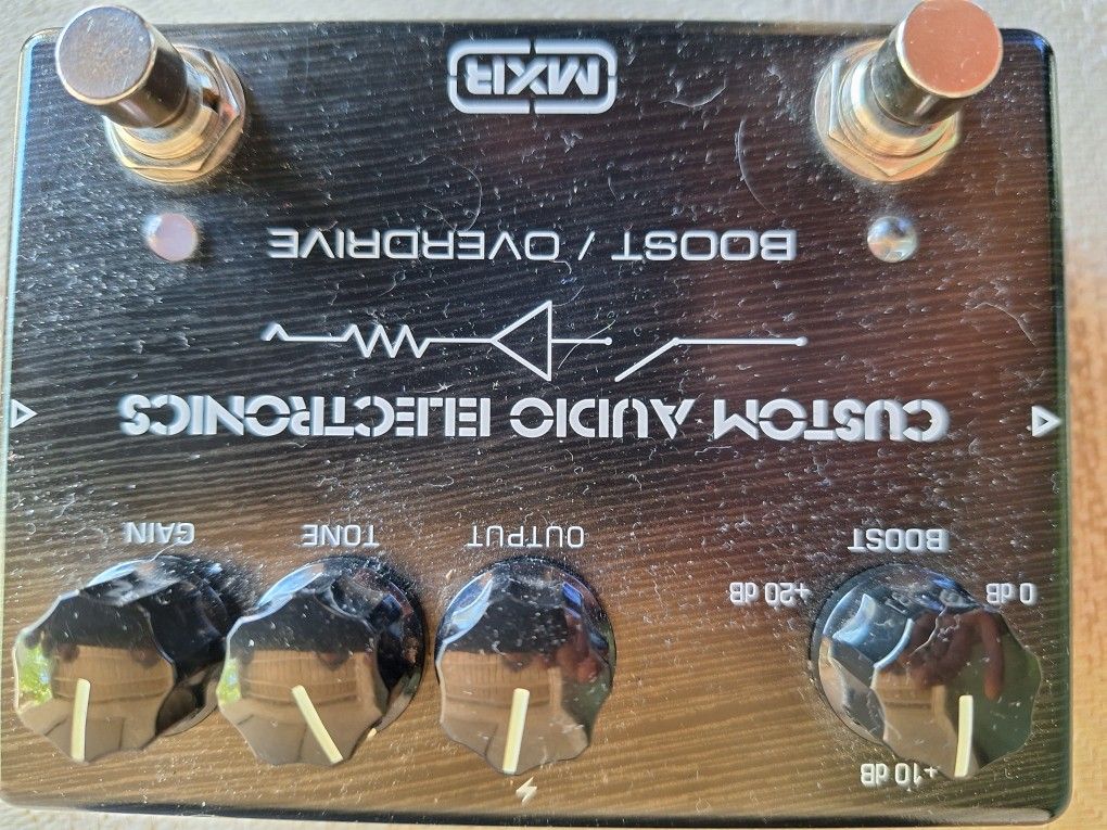 MXR Custom Audio Electronics Boost/Overdrive Foot pedal
