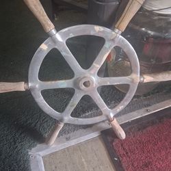 Vintage Nautical Boat Wheel