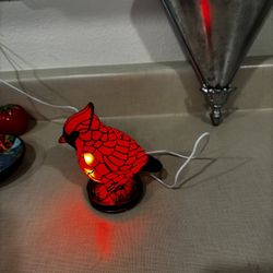 3” Red Cardinal Night Light