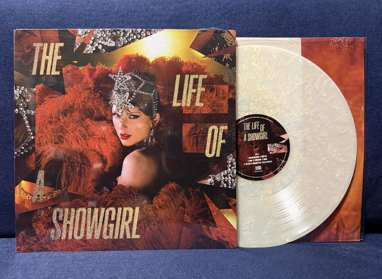 TAYLOR SWIFT THE LIFE OF A SHOWGIRL: THE TINY BUBBLES IN CHAMPAGNE EDITION