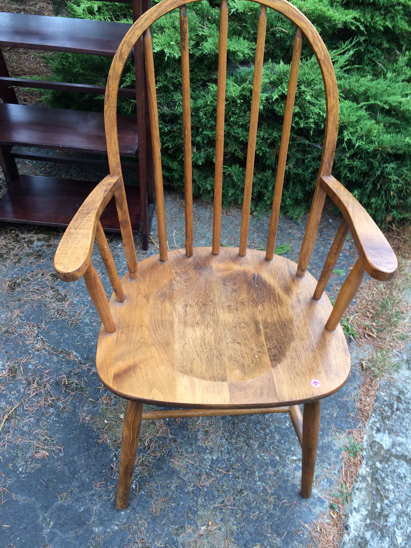 Antique spindle chair