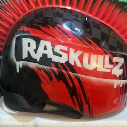Raskullz Hawk Mohawk Kids Helmet Small