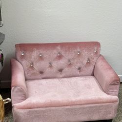 Pink Dog couch bed