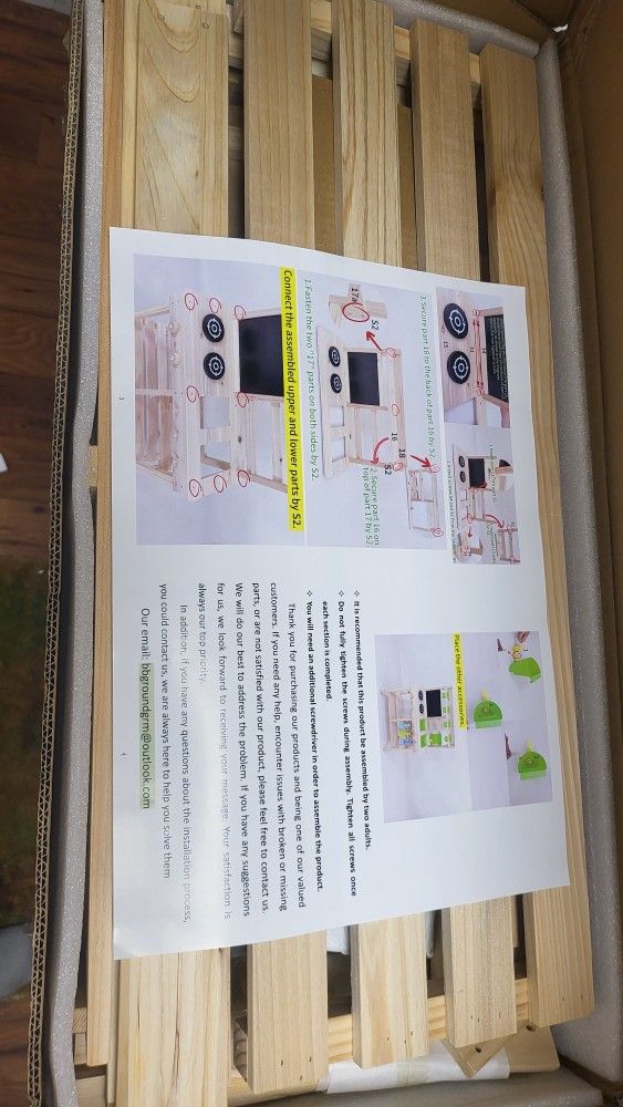 Cedar Wood Outdoor Play Kitchen for Kids
