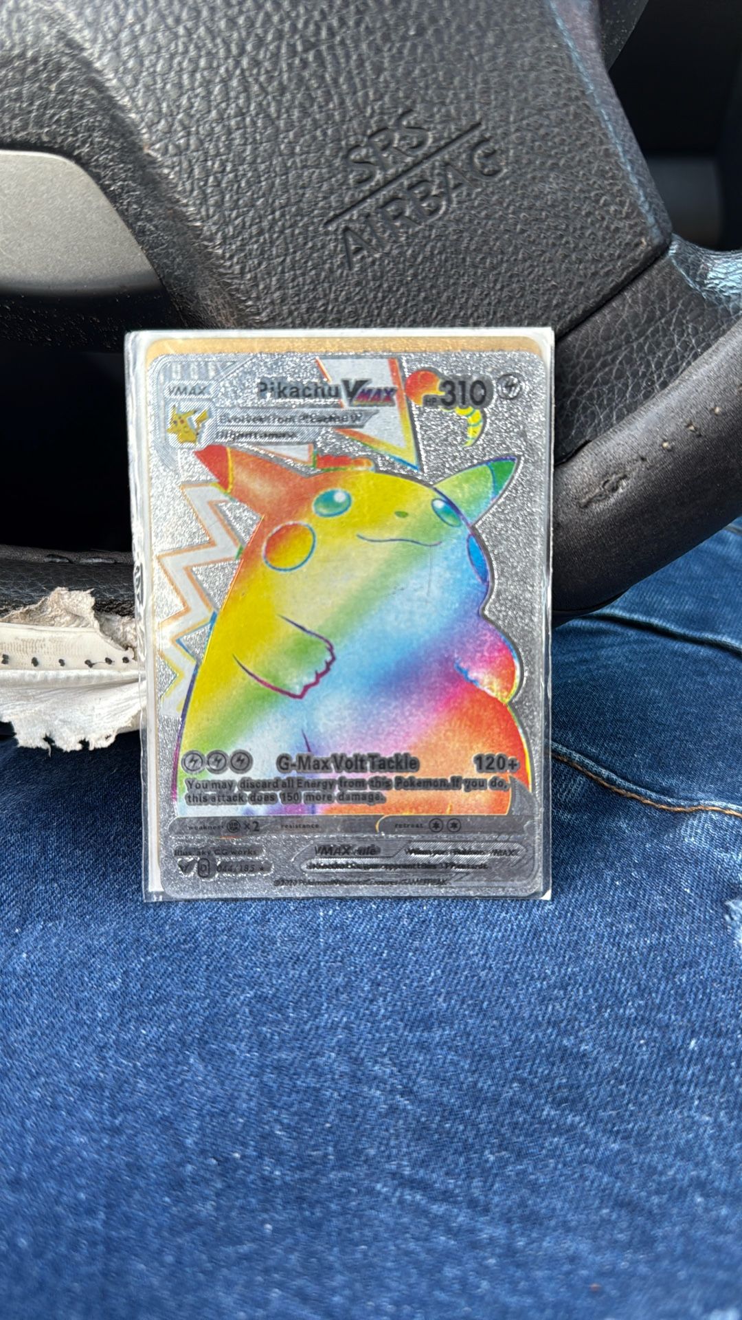 Vmax Pikachu Card