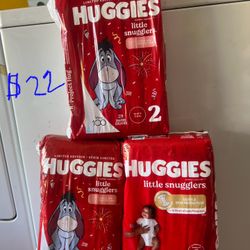 $22 Huggies Diapers 