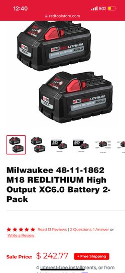 Baterías Milwaukee