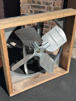30” whole house fan and fan shutter
