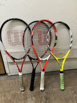 8 Branded Tennis Rackets