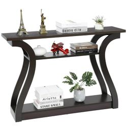 New Black Console Side Table 