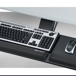 Fellowes Designer Suites Adjustable Keyboard Tray- under desk mount