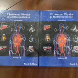 Ultrasound Physics & Instrumentation Vol 1 & 2 4th Ed. Miele