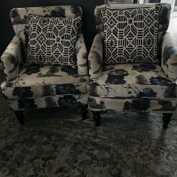 2 Accent Chairs 