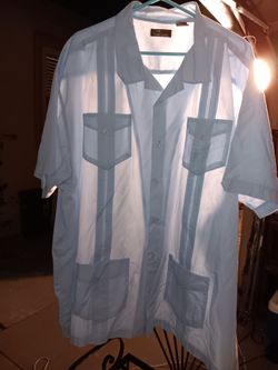Maximos Light Blue Guay Abera Size 3xl