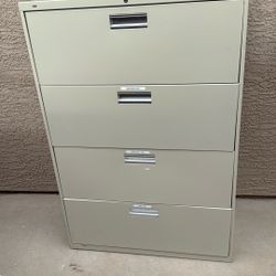 4 Drawer File Cabinet