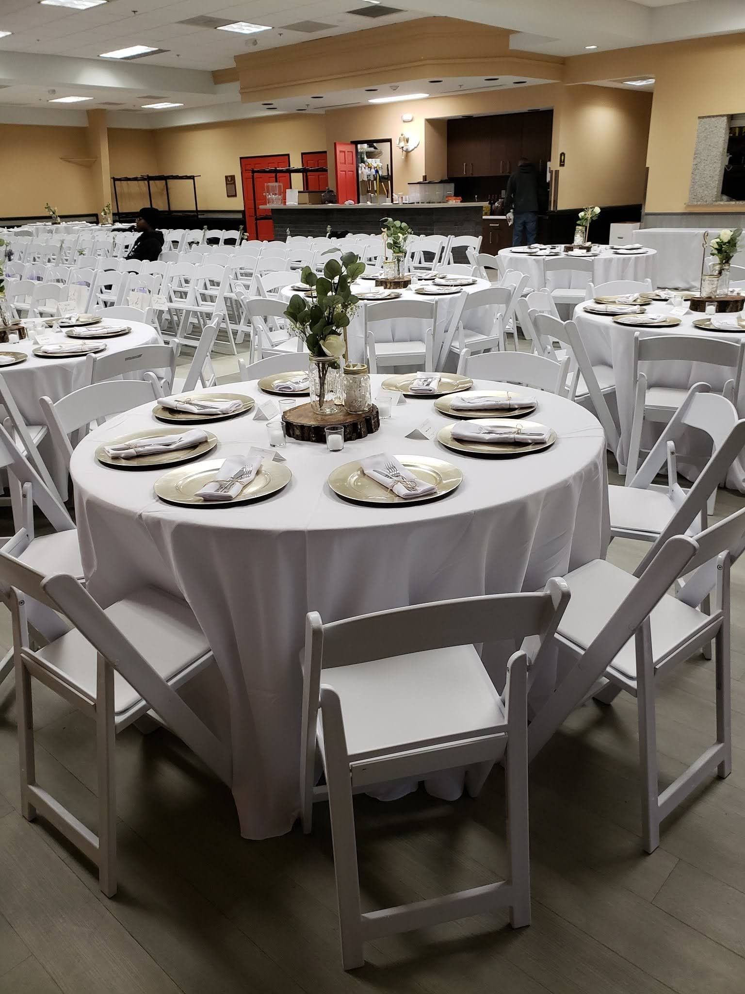 Wedding Table Decor - 14 Tables - Silverware included