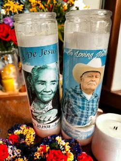 Ofrenda Dia De Los Muertos Candle