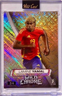 Lamine Yamal • 2025 Wild Card • Wild Chrome 3/4