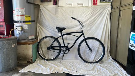 26” single speed coaster break, beach cruiser, bicycle, ready to ride as pictured