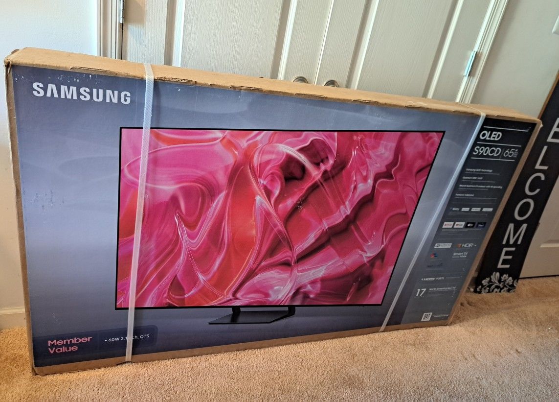 New 65 Inch Samsung S90CD Smart TV