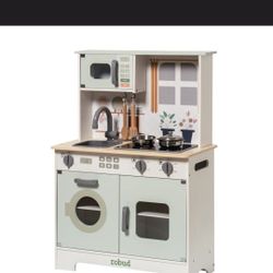 Brand new in box 📦 Green 🌿Robud Play Kitchen 🍗🍕🌮🍳🥘🍲🥧🍽