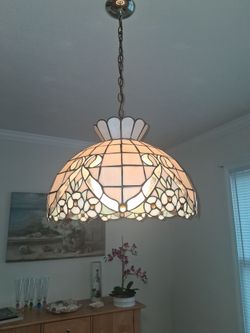 Stained glass lamp