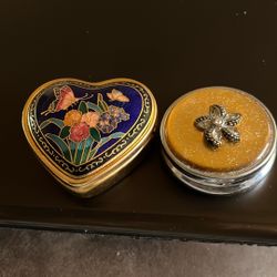 2 Pretty Pill Boxes