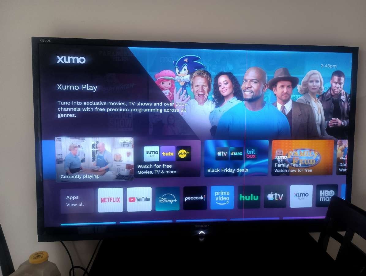 60 Inch TV Thin Red Line.