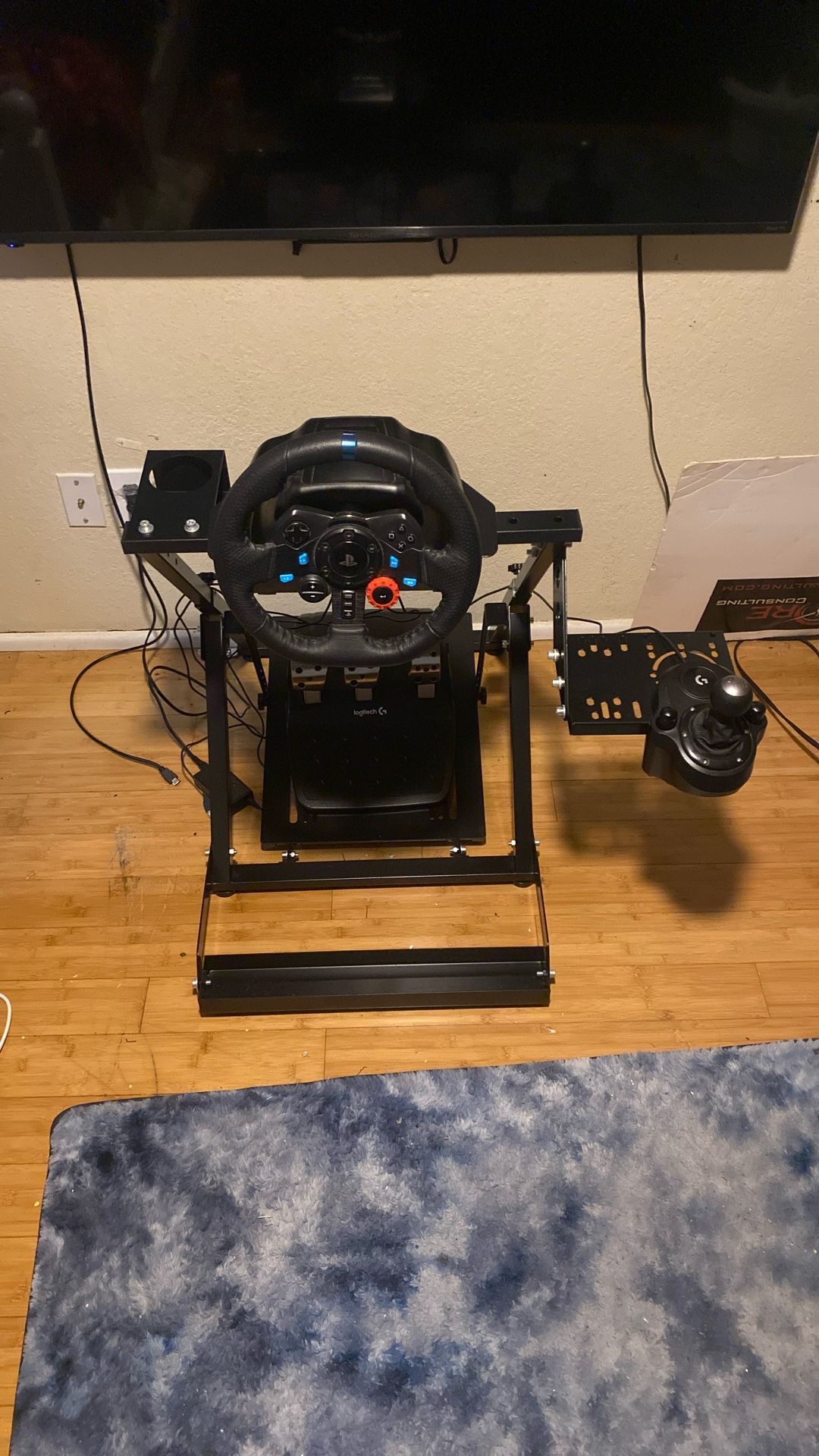 Sim Rig G29 Logitech G29 Sim Rig Including Pedals,wheel,shifter And Rig. for Sale ...