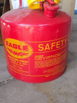 Eagle steel Safety gas can - 5 gallon