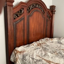Queen Bed Frame and Mattress 