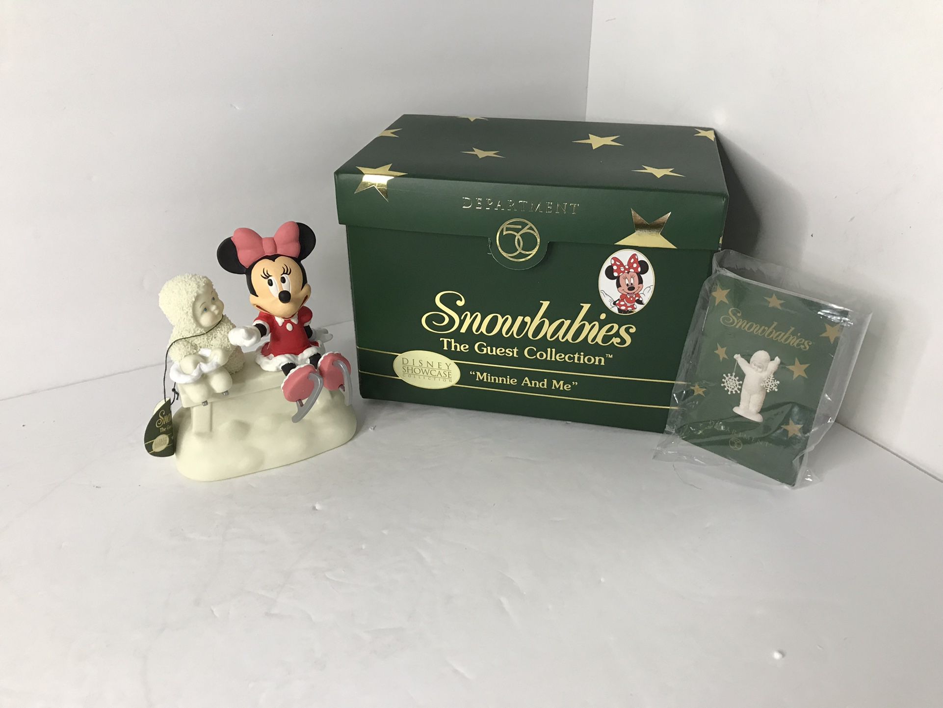 Snowbabies Dept 56 Minnie And Me Figurine Disney Showcase Collection 2003