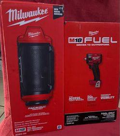 Milwaukee Fuel M18/M12 Wrench&Speaker Combo/Bundle