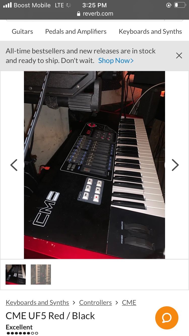 CME UF5 Keyboard with case. Must go this week