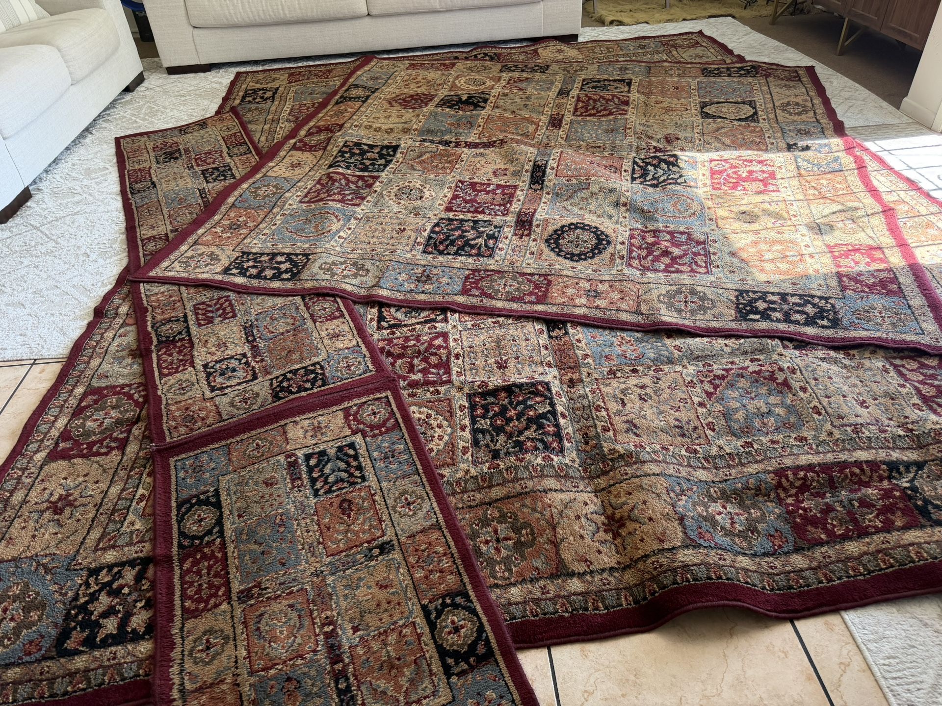 Two Rugs And One Runner